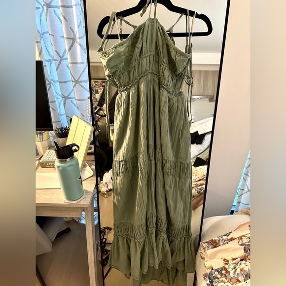 Free People Taking Sides Maxi Dress | SZ L - Picture 2 of 4